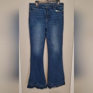 American Eagle Stretch Super Hi Rise Flare